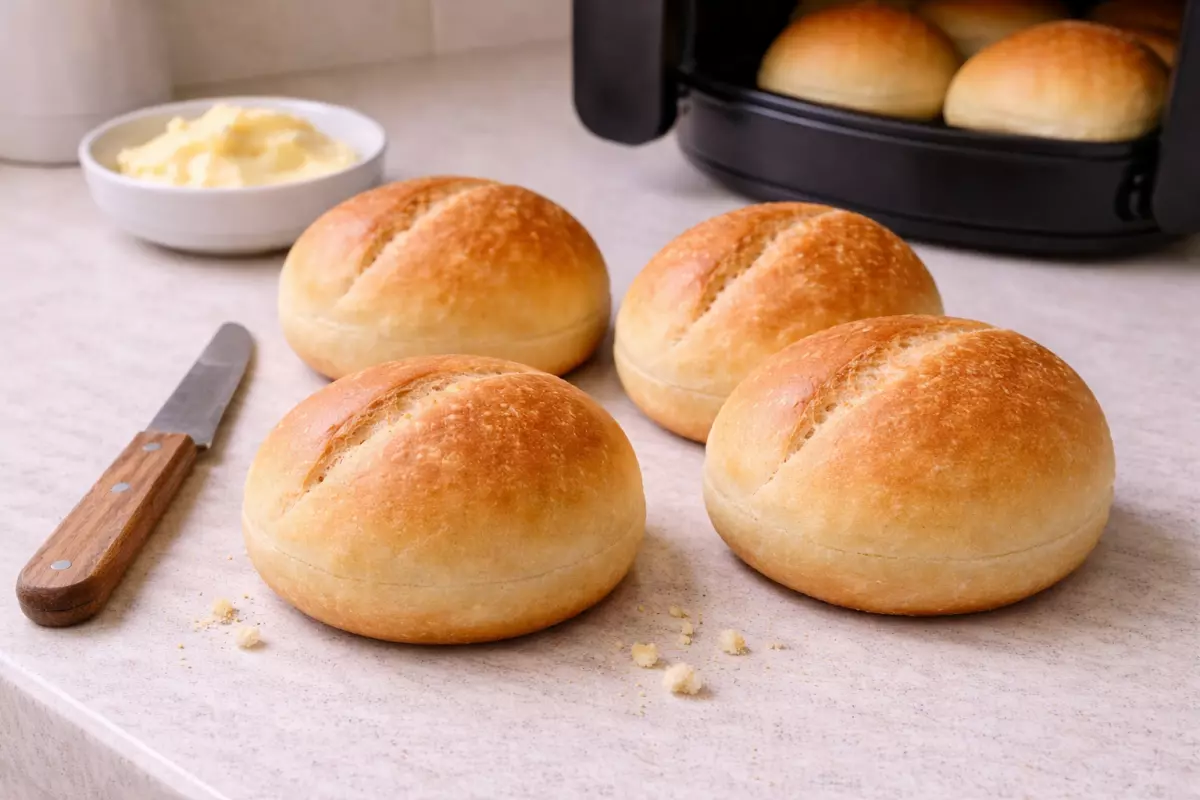 Bułki w Air Fryer – prosty przepis na puszyste domowe pieczywo