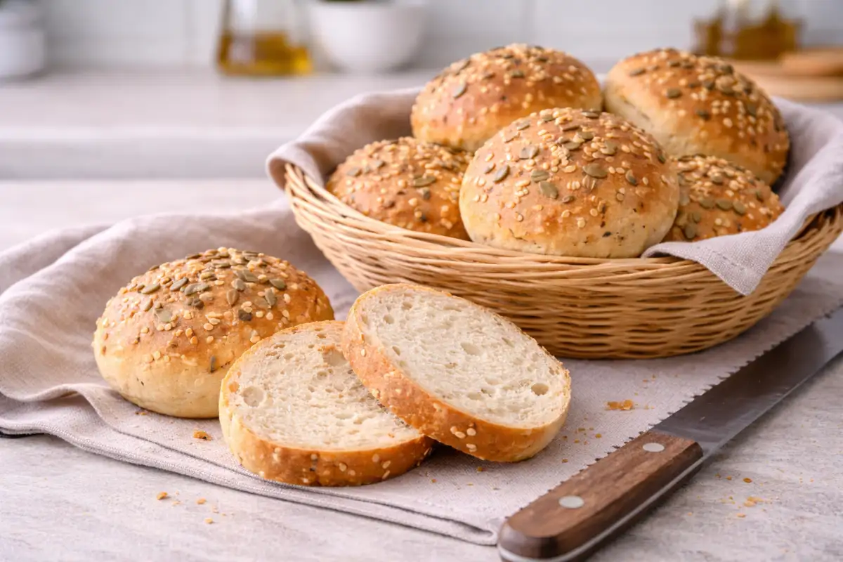 Bułki z ziarnami domowe – prosty przepis na puszyste bułki