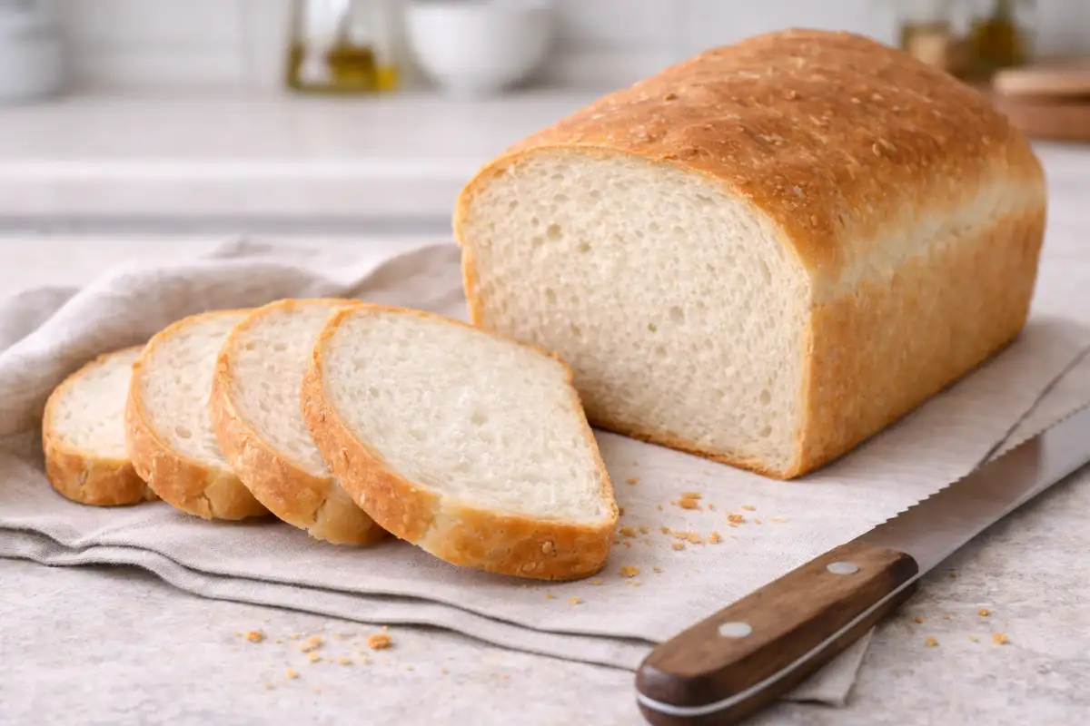 Chleb na drożdżach puszysty i miękki – prosty przepis na domowy bochenek