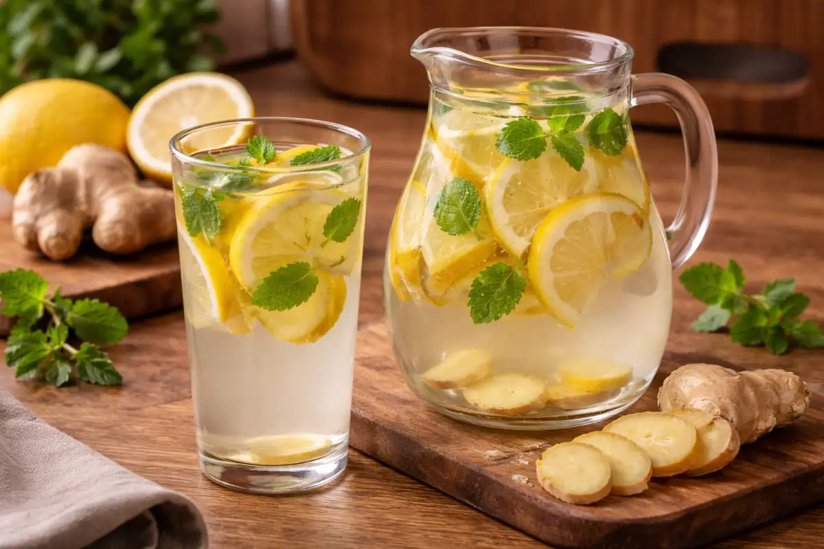 Domowy napój z cytryny i imbiru – prosty przepis na zdrowy napój
