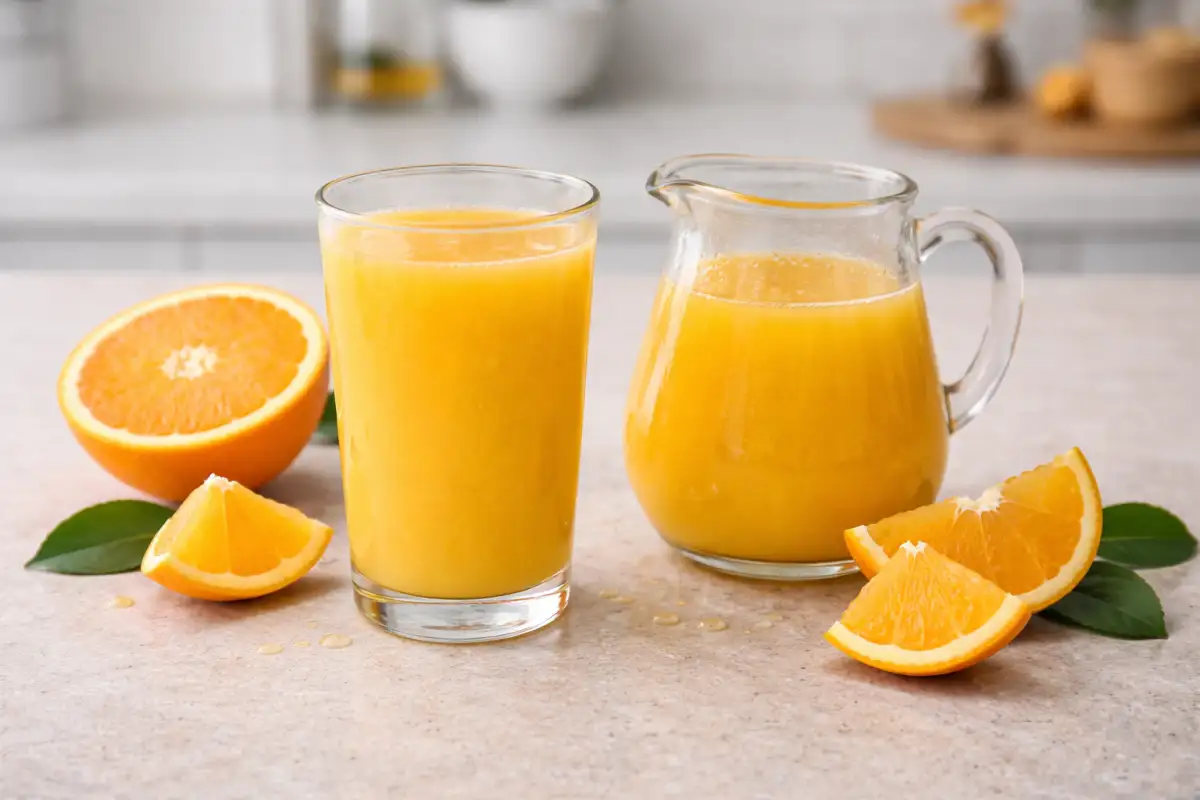 Domowy sok pomarańczowy bez dodatku cukru – prosty przepis