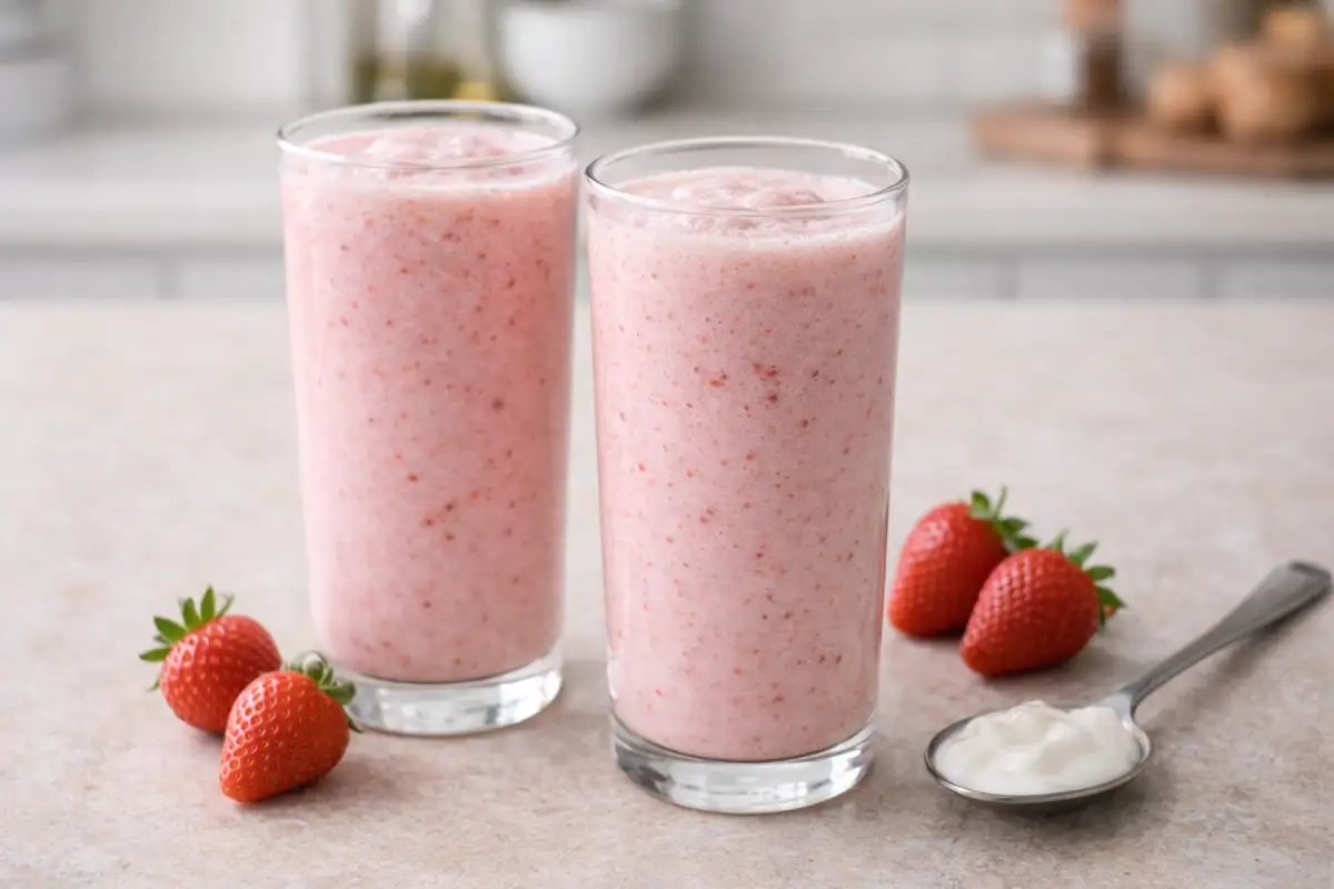 Koktajl truskawkowy z jogurtem – szybki przepis na pyszny napój