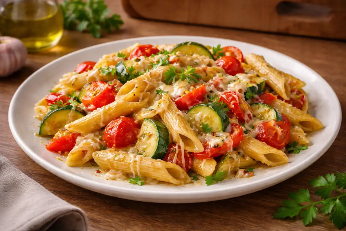 Makaron z warzywami i serem – szybki przepis na smaczny obiad
