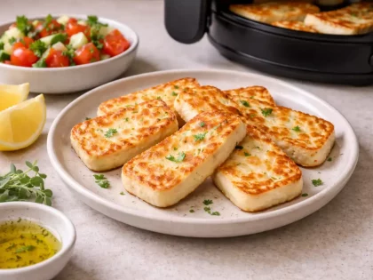 Ser halloumi z Air Fryer – prosty przepis, czas pieczenia i wskazówki
