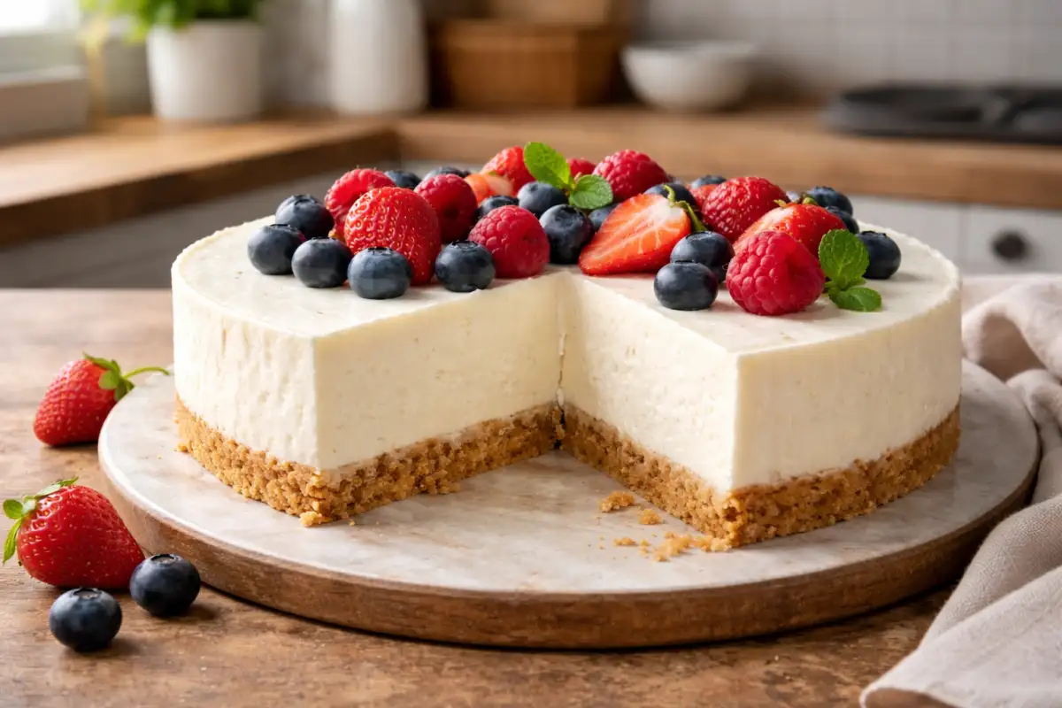 Sernik bez pieczenia na herbatnikach – szybki i zawsze się udaje