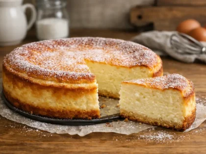 Sernik tradycyjny pieczony – wilgotny, puszysty i bez opadania