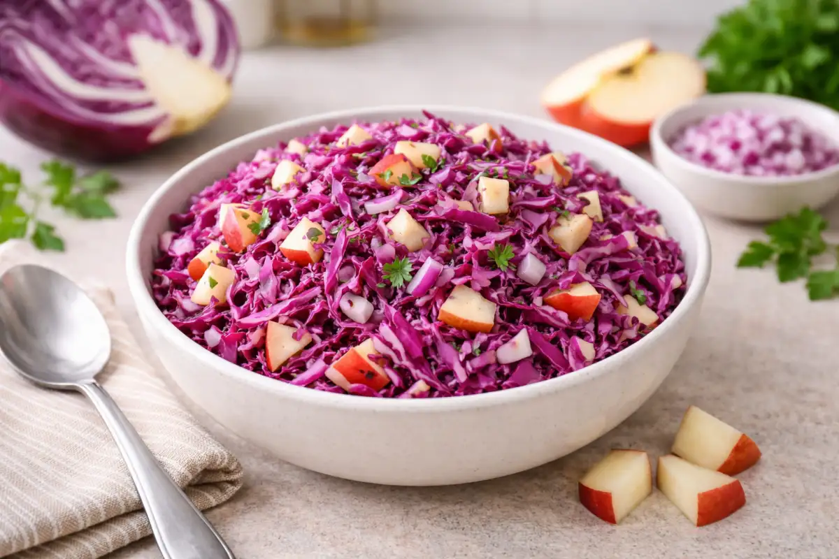 Surówka z czerwonej kapusty – prosty i smaczny przepis do obiadu