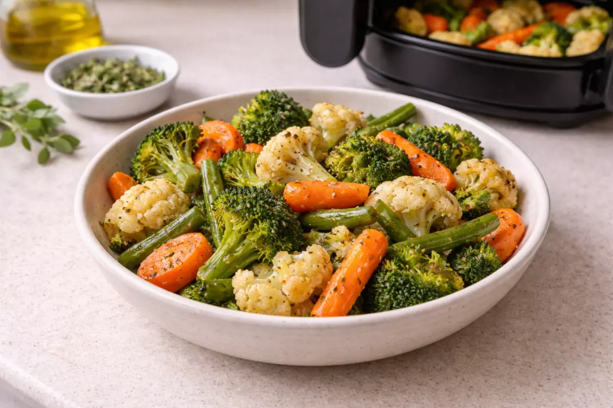 Warzywa mrożone w Air Fryer – jak zrobić, żeby wyszły idealne