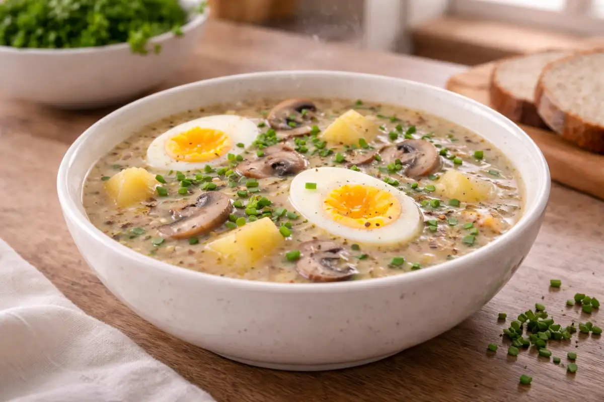 Wege żurek – tradycyjny smak bez mięsa, prosty przepis