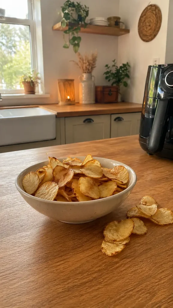 Chipsy z air fryer – prosty przepis na chrupiącą przekąskę