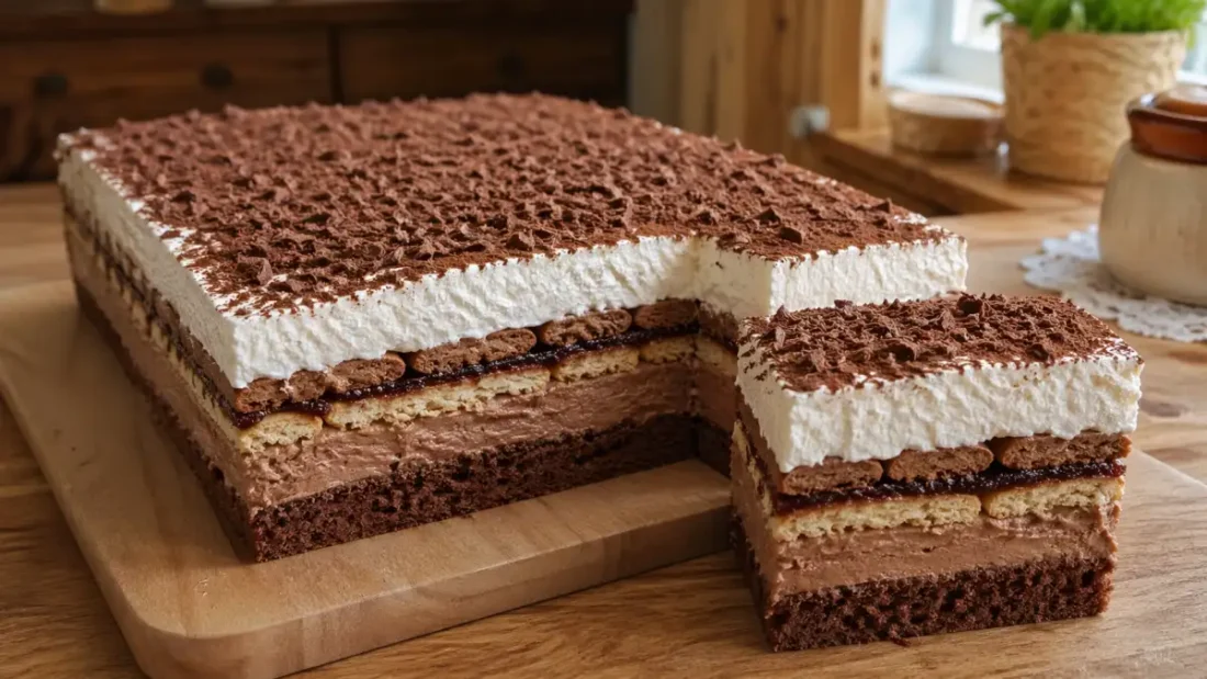 Ciasto Kubanka – sprawdzony przepis na warstwowe ciasto z kremem i bitą śmietaną