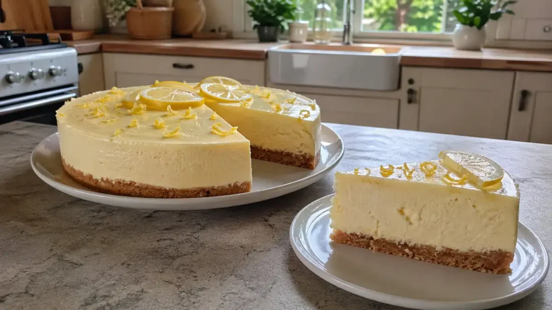 Cytrynowy sernik na zimno – prosty przepis na lekki i orzeźwiający deser