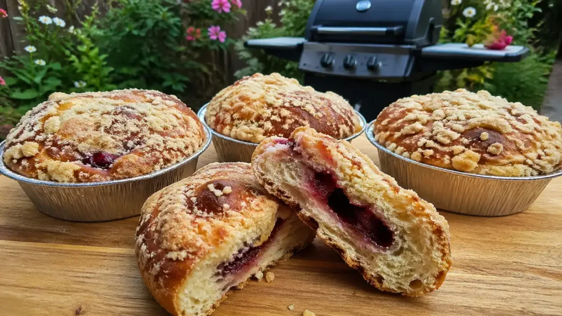 Drożdżówki w małych foremkach z grilla – prosty przepis na puszysty wypiek
