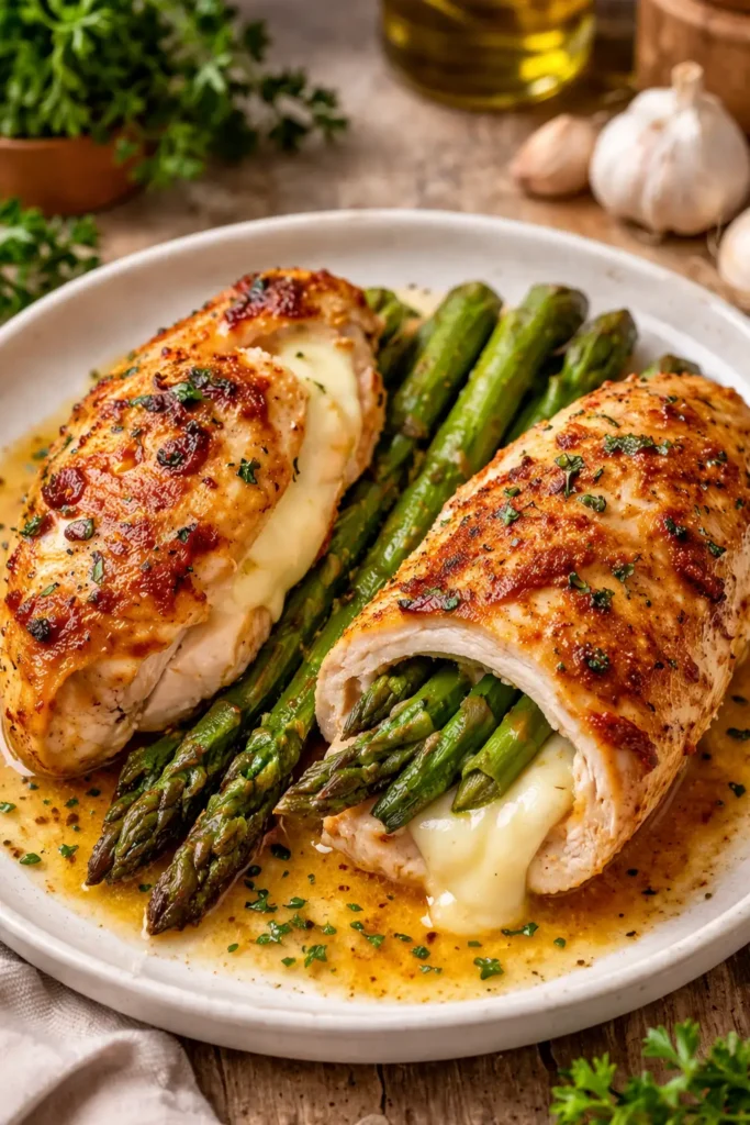 Filet z kurczaka faszerowany szparagami – prosty przepis na soczysty obiad