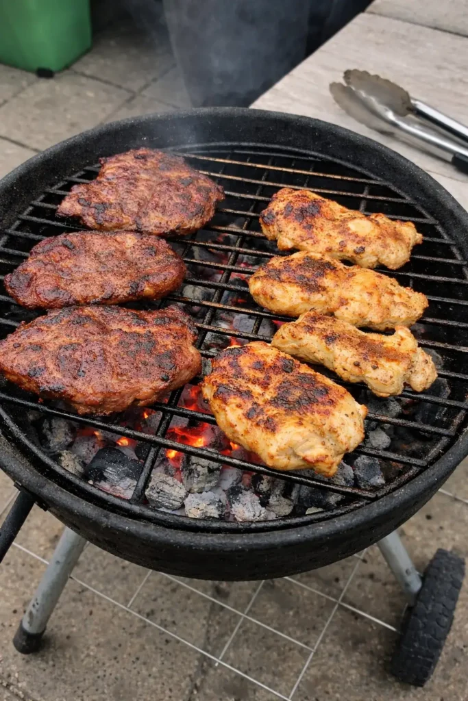 Jak grillować, żeby mięso było soczyste i nie przypalone? 7 błędów, które psują majówkę