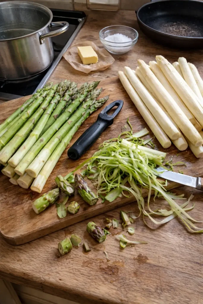 Jak przygotować szparagi, żeby nie były gorzkie i łykowate? 6 błędów, które psują smak