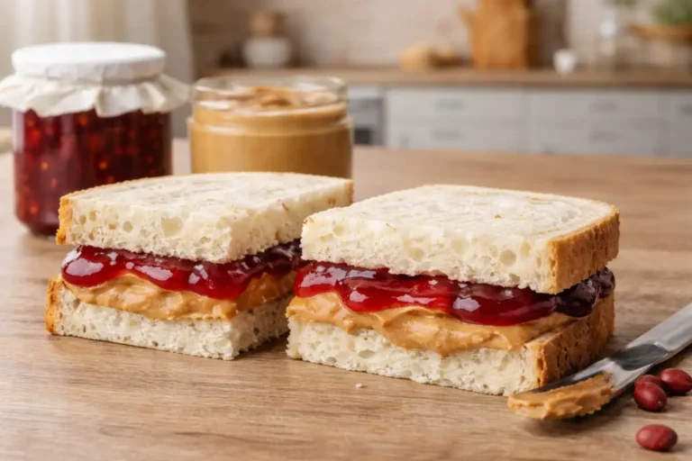 Kanapka z masłem orzechowym i dżemem – prosty przepis na szybkie śniadanie