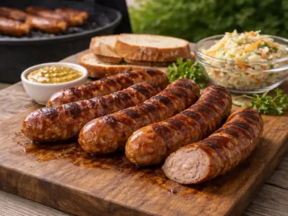 Kiełbasa z grilla – prosty przepis, żeby była soczysta i dobrze przypieczona