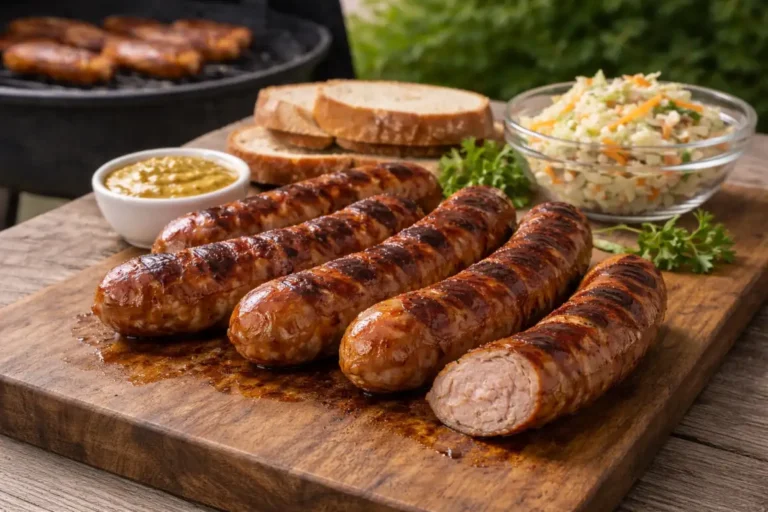 Kiełbasa z grilla – prosty przepis, żeby była soczysta i dobrze przypieczona