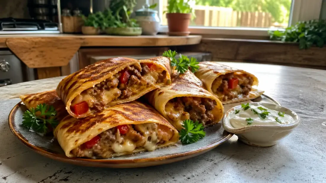 Naleśniki gyros z serem – prosty przepis na sycący obiad