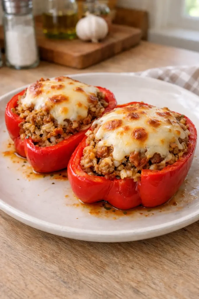 Papryka faszerowana z Air Fryer – prosty przepis na sycący obiad