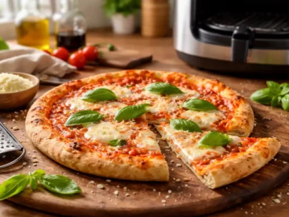 Pizza włoska z Air Fryer – prosty przepis na chrupiący spód i kremowy ser