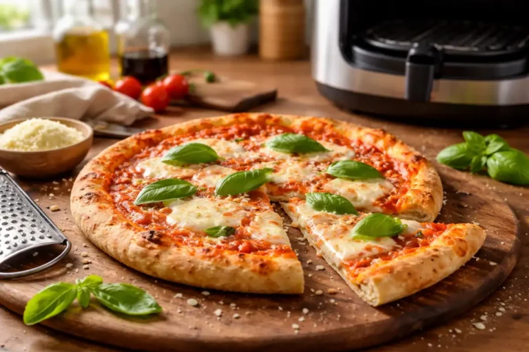 Pizza włoska z Air Fryer – prosty przepis na chrupiący spód i kremowy ser