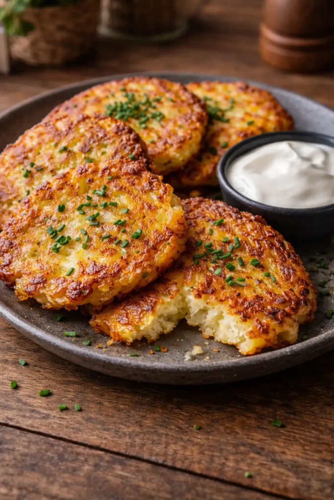 Placki ziemniaczane z AirFryer – chrupiące z zewnątrz, miękkie w środku