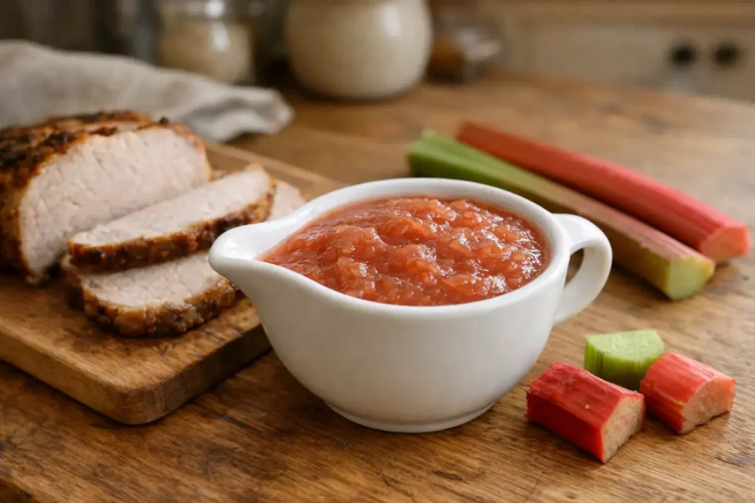 Sos z rabarbaru do mięsa – prosty przepis, który przełamuje smak