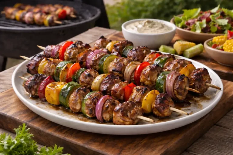 Szaszłyki z grilla – prosty przepis na soczyste mięso i warzywa