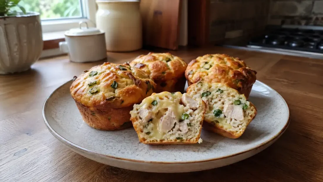 Wytrawne muffinki z kurczakiem z AirFryer – prosty przepis na sycącą przekąskę