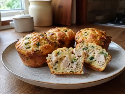 Wytrawne muffinki z kurczakiem z AirFryer – prosty przepis na sycącą przekąskę