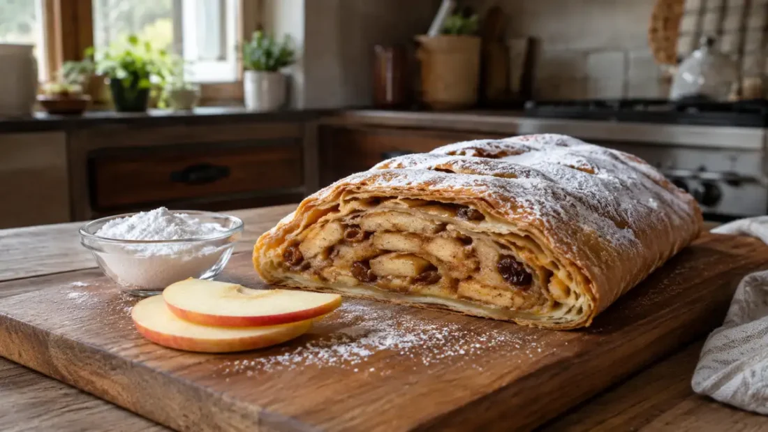 Apfelstrudel – prosty przepis na chrupiący strudel z jabłkami