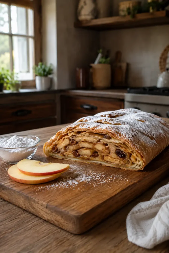 Apfelstrudel – prosty przepis na chrupiący strudel z jabłkami
