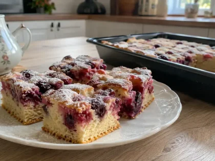 Bublanina – prosty przepis na czeskie ciasto z owocami