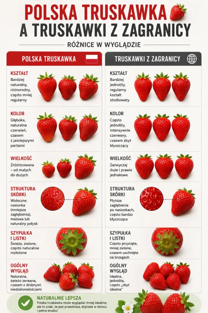 Jak odróżnić polskie truskawki od zagranicznych?