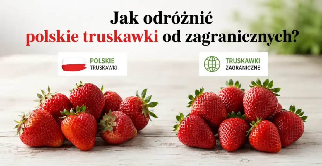 Jak odróżnić polskie truskawki od zagranicznych?