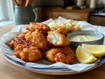 Kibbeling – chrupiąca holenderska przekąska z ryby, prosty przepis