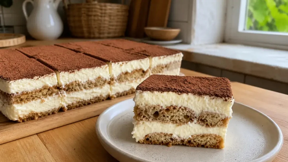 Kostka Tiramisu – prosty przepis na efektowne ciasto z kremem mascarpone