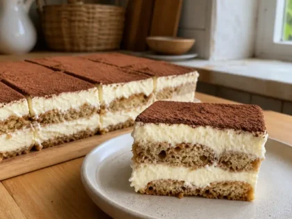 Kostka Tiramisu – prosty przepis na efektowne ciasto z kremem mascarpone