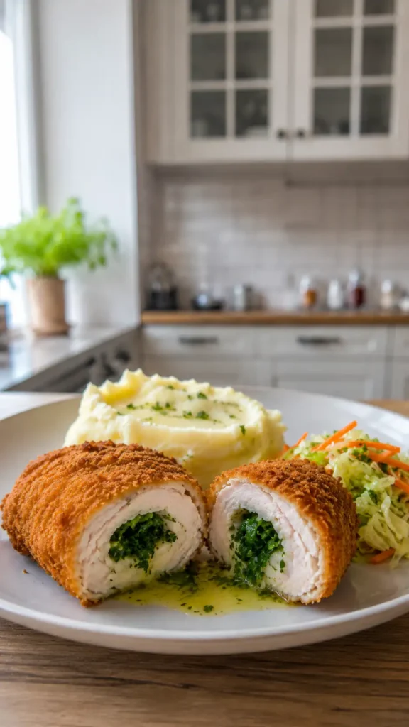 Kotlet kijowski – chrupiący z zewnątrz, soczysty w środku. Sprawdzony przepis