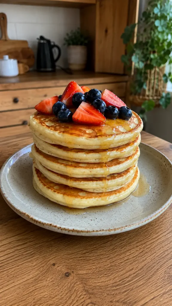 Maślankowe pancakes – prosty przepis na puszyste placuszki