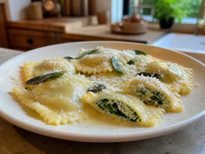 Ravioli ze szpinakiem i ricottą – prosty przepis na domowy makaron