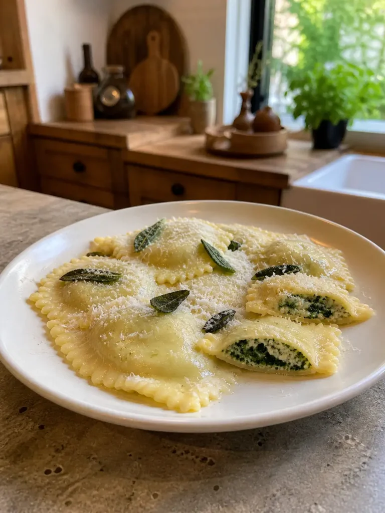 Ravioli ze szpinakiem i ricottą – prosty przepis na domowy makaron