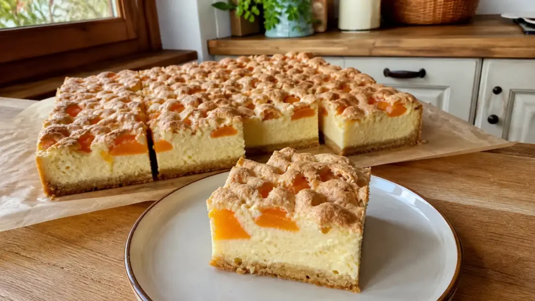 Węgierski sernik z bezową kratką i morelą – sprawdzony przepis krok po kroku