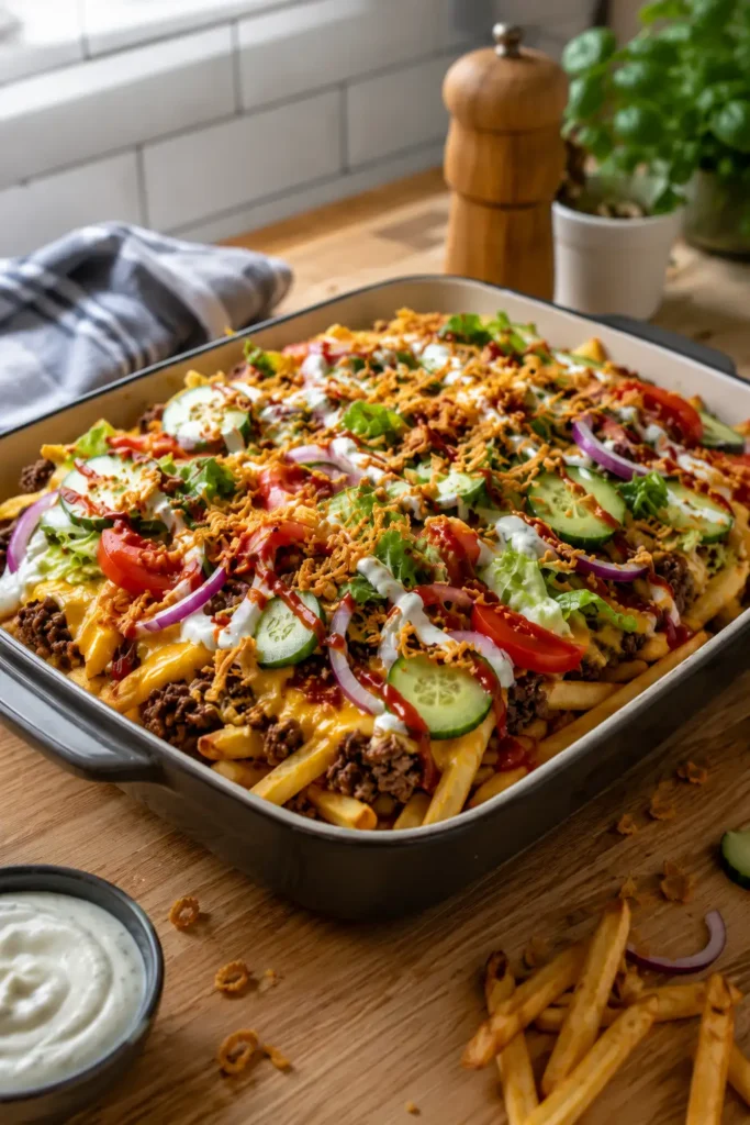 Kapsalon z mięsem mielonym – prosty przepis na sycący obiad