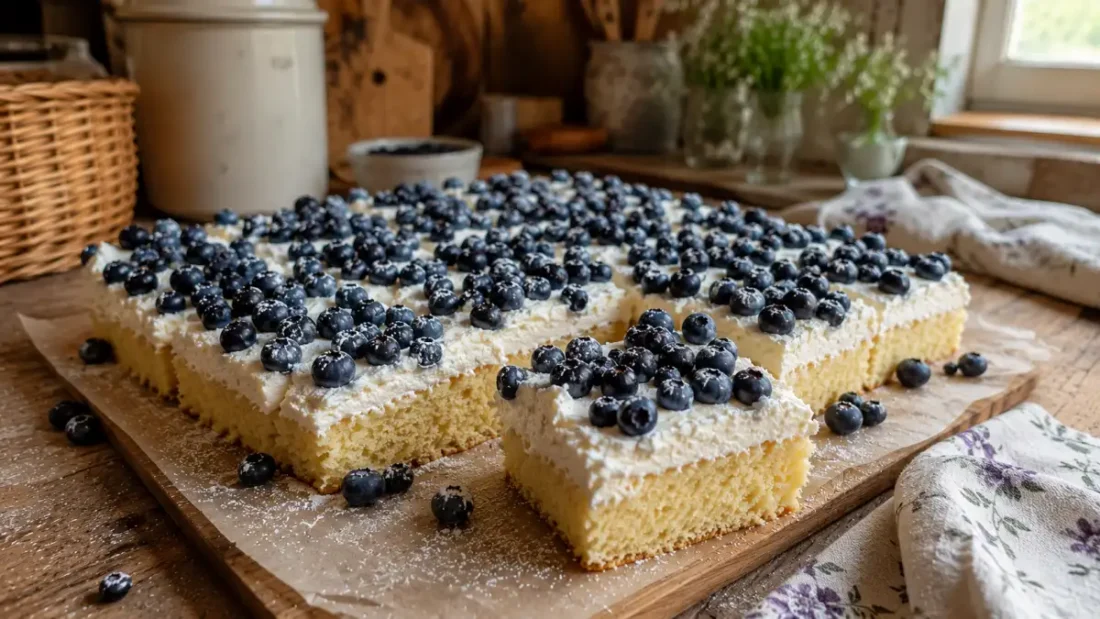 Ciasto z mascarpone i borówkami – lekkie i bardzo smaczne, idealne na lato