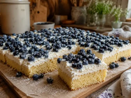 Ciasto z mascarpone i borówkami – lekkie i bardzo smaczne, idealne na lato