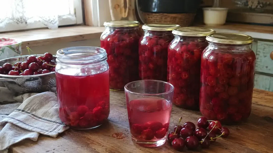 Kompot z czereśni na zimę – prosty przepis do słoików