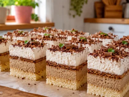 Ciasto Cappuccino na biszkopcie – warstwowy deser na każdą okazję